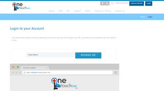 Login - One Touch EMR
