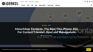 IntouchApp Contacts: The Best Free iPhone App For Contact Transfer ...