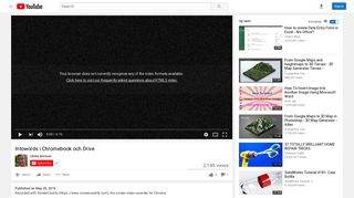 Intowords i Chromebook och Drive - YouTube