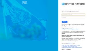 Sign In - UN.org
