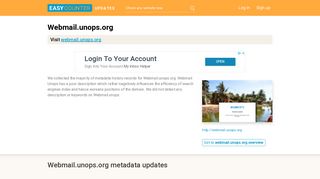 Webmail Unops (Webmail.unops.org) - Sign In - Easycounter