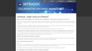 IntraDoc, more than an intranet