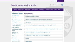 How to Register - Sport and Recreation Services - Western University