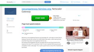 Access securegateway.fairview.org. Netscaler Gateway