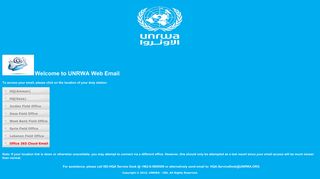 UNRWA Mail Server
