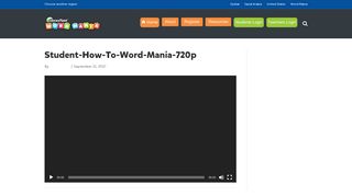 Student-How-To-Word-Mania-720p - Word Mania