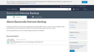 Barracuda Intronis Backup | Barracuda Campus
