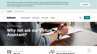Intrum: Why not ask our Virtual Assistant?