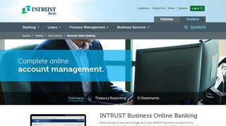 Business Online Banking | INTRUST Bank