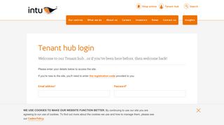 Tenant hub login | intu