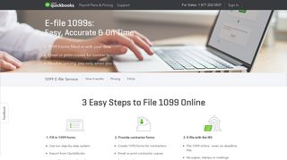 1099 E-File Service by Intuit | E-File with the IRS on Time - Intuit Payroll