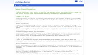 Intuit App Center: Help - QuickBooks App Store