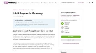 Intuit Payments Gateway - WooCommerce