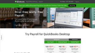 QuickBooks Desktop Payroll Software for Small Business | Intuit
