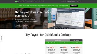Intuit QuickBooks Payroll for Mac - Try Free for 30 Days!