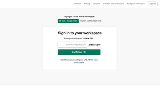 Sign in | Slack