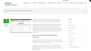 News & Blog - Intuit Field Service Management for QuickBooks - Corrigo