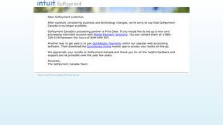 GoPayment - Sign in - Intuit