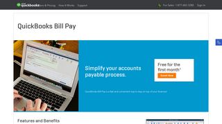 QuickBooks Bill Pay Service - Intuit