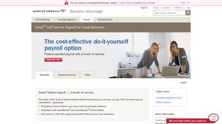Self-Service Payroll Options from Intuit® for Small Businesses