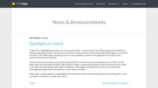 Spotlight on: Intuit - OfferLogic