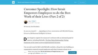 Customer Spotlight: How Intuit Empowers Employees to do the Best ...