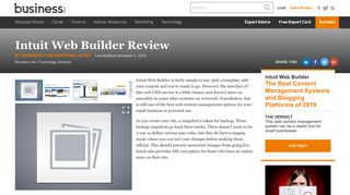 Intuit Web Builder Review 2018 | Business.com