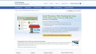 Small Business Web Hosting Services With Design - Intuit Websites
