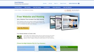 Free Website Design and Hosting, Get a Site and Web Host | Intuit ...