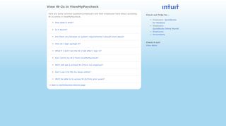 Welcome to ViewMyPaycheck! - Intuit