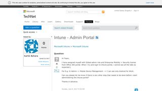 Intune - Admin Portal - Microsoft