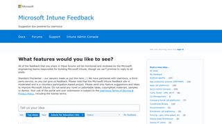 Ideas: Intune for Education (38 ideas) – Microsoft Intune Feedback