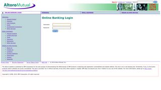 Online Banking Login - Altoro Mutual