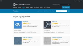 wp-admin | WordPress.org