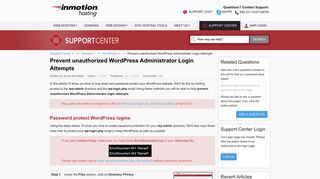 Prevent unauthorized WordPress Administrator Login Attempts ...