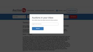 AuctionZip, LLC Terms of Use