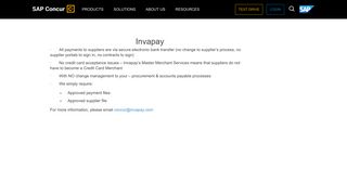 Invapay - SAP Concur
