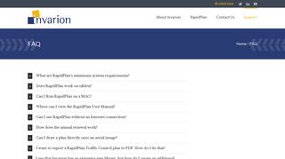 FAQ – Invarion RapidPlan