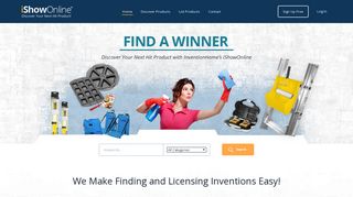 iShowOnline – InventionHome's Online Invention Marketplace