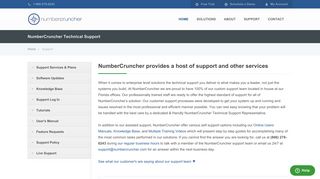 NumberCruncher | Inventory Management Software | Support