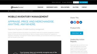 Mobile Inventory Management for Auto Dealers - DealerSocket