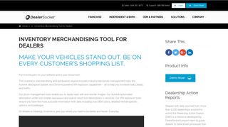 Inventory Merchandising Tool for Dealers - DealerSocket