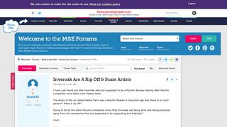 Inveroak Are A Rip Off & Scam Artists - MoneySavingExpert.com Forums