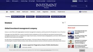 The latest invesco news for investment advisers and wealth ...