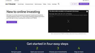 New to Investing - Etrade