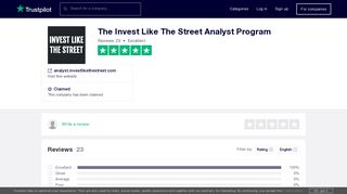 The Invest Like The Street Analyst Program Reviews | Read Customer ...