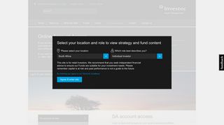 Log in to your online account - Investec Asset Management