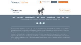 Investec Click & Invest » FAQ categories » Fees