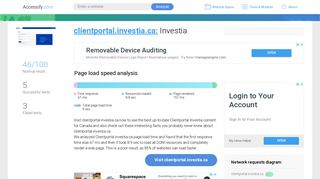 Access clientportal.investia.ca. Investia