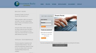 Tenant Login - Investment Realty Advisors